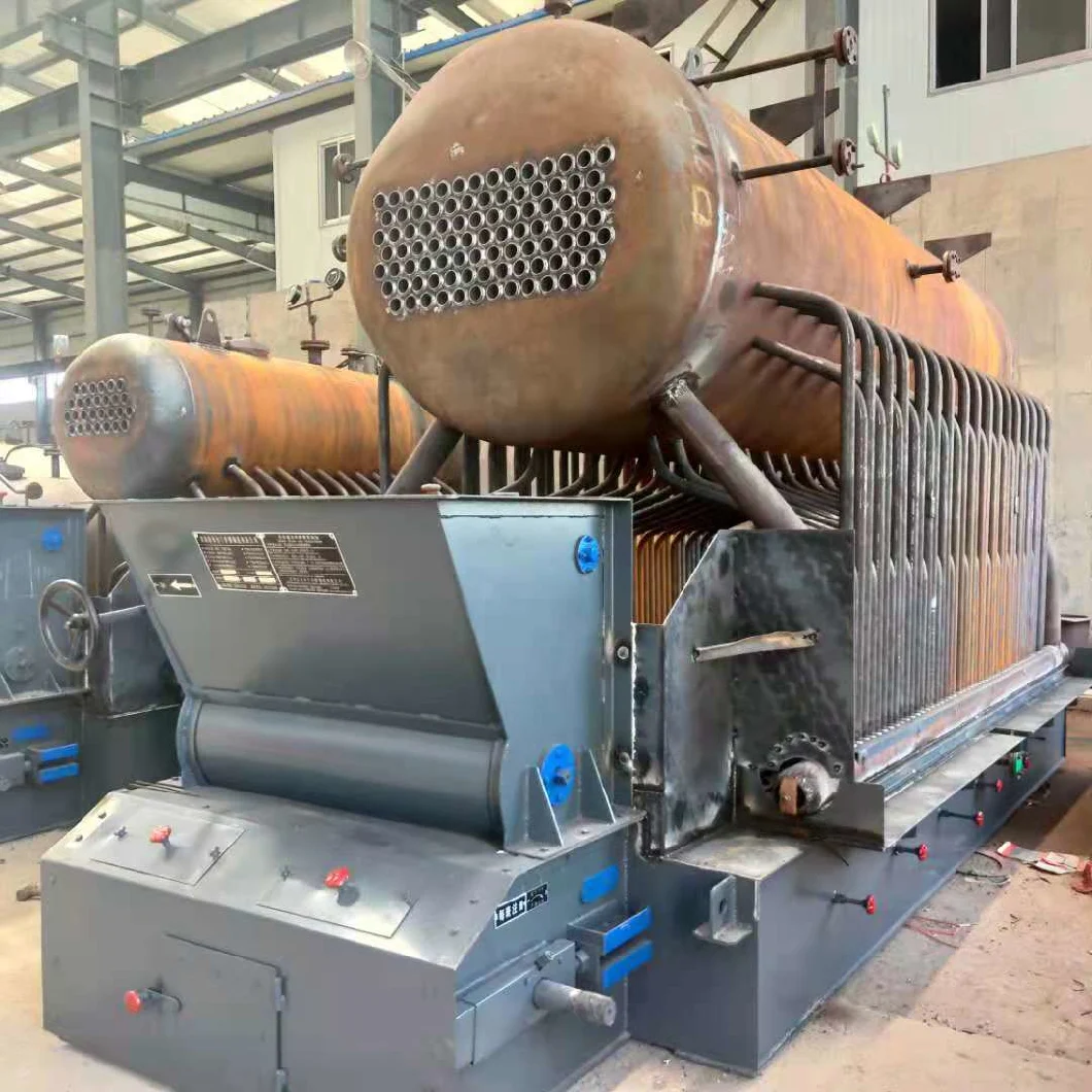 Horizontal Installation Steam Boiler Environmental Solid Fuel Rice Hulls Boiler