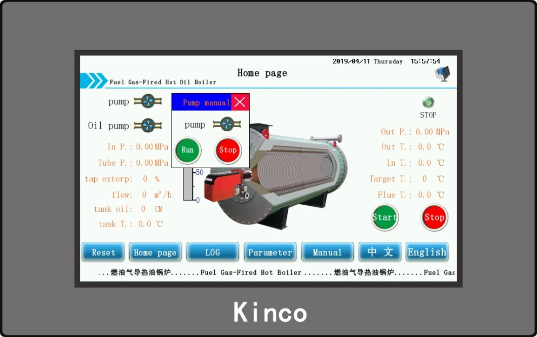 Fully Automatic Horizontal Organic Heat Carrier Boiler